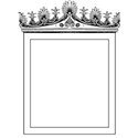 flourish crown frame