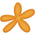 jss_justtreatsplease_felt flower 1 orange