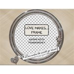 Love Makes The World Go Round Frame