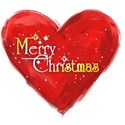 merry christmas heart