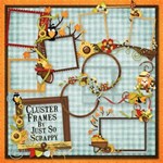 Happy Fall Y all Cluster Frames