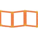 fold out frame orange
