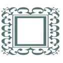 greenish frame