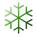 green snowflake