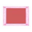 pink baby frame