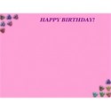 pink happy birthday