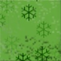 Green Snowflake small square copy