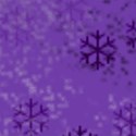 Purple Snowflake small square