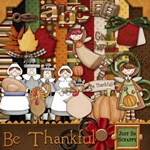 Be Thankful Digital Scrapbook Kit