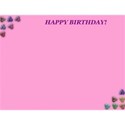 pink happy birthday