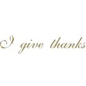 I give thanks WA1