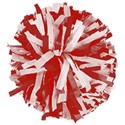 RJD Rah Rah Rah! pom pom red white