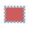 blue snowflake pic border