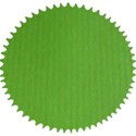 green round stamp