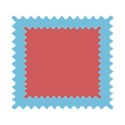 Blue 1 square frame