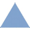 blue triangle stamp
