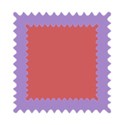 Purple square frame