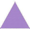 Purple triangle stamp