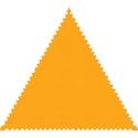orange triangle stamp