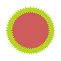 green round frame