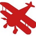 red plane