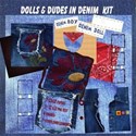 dolls & dudes in denim kit