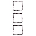 burgandy frame set 3 w strp
