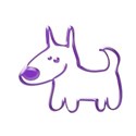 purple puppy