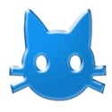 blue kitty