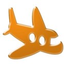 orange plane