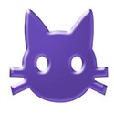 purple cat