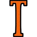 Orange on Black CAP T