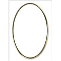 OVAL PICTURE BORDER GOLD SHADOW