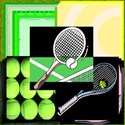 Tennis Background Kit Cover