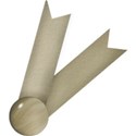 brown ribbon fastener