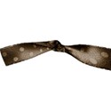 Brown dotted ribbon 8