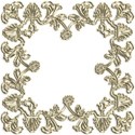 gold art deco border