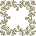 gold art deco border