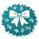 Christmas Wreath blue
