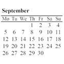 Month 9 September