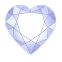 blue heart gem