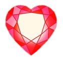 red heart gem