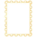 beige scollop rectangle