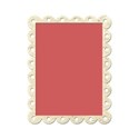 cream rough silk rectangle shadow