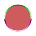 green pink circle frame