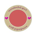 orange wonderful girl frame