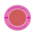 pink wonderful girl frame