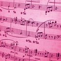 pink sheet music