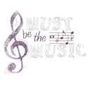 must be the music purple wordart