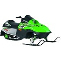 green snowmobile